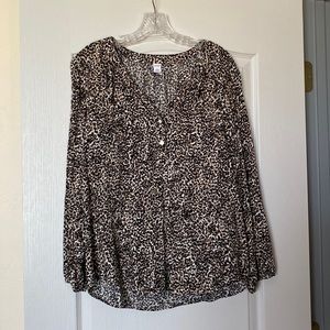 Nice animal print blouse